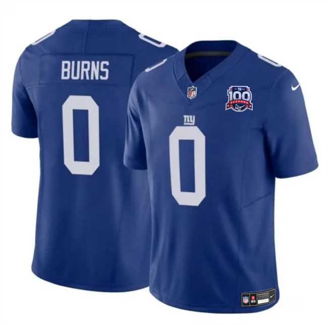 Men & Women & Youth New York Giants #0 Brian Burns Blue 2024 F.U.S.E. 100TH Season Patch Vapor Untouchable Limited Stitched Jersey,We sell and wholesale Men & Women & Youth New York Giants #0 Brian Burns Blue 2024 F.U.S.E. 100TH Season Patch Vapor Untouchable Limited Stitched Jersey on line form chian!
